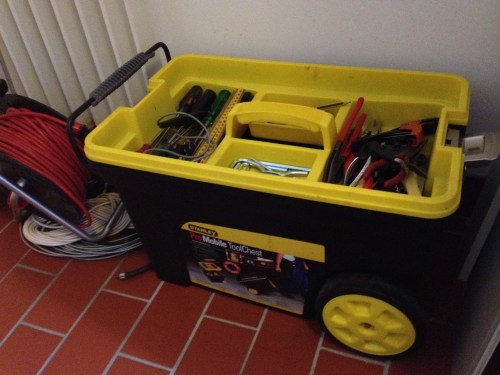 Ik werk in een technische wereld. Gereedschap is overal te vinden