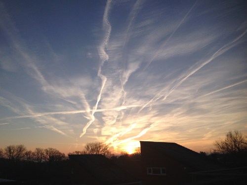 De eerste tekenen beloofden het al, een glorieuze zonsopgang..niet te missen