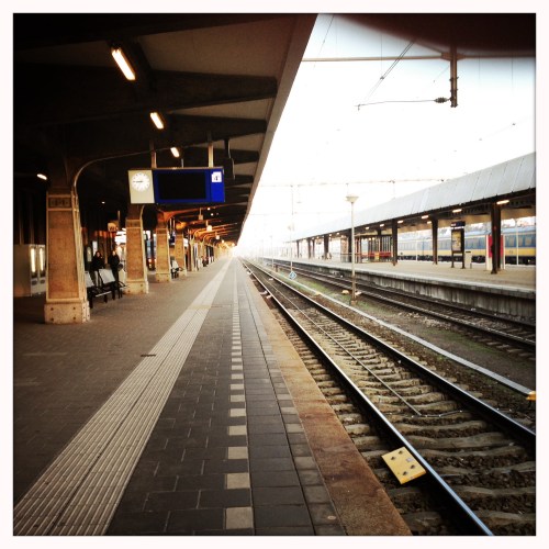 Het lijkt leeg, maar ik liet de massa achter me. 