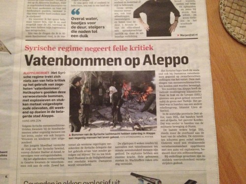 "Arme arme kinderen "is het enige wat ik denk. Wanneer gaan we hier nu eindelijk eens ingrijpen?