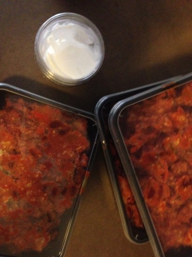 Chili con carne van Saveurs. Vrijdag, lunchdag