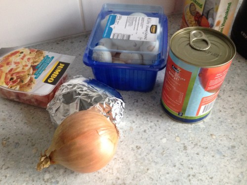 Dit eten we vandaag. Een goede afsluiting van een prima dag. Tot morgen!