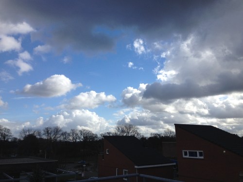 Even naar boven voor een portie lucht..