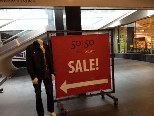 De losbol staat weer op z'n plek