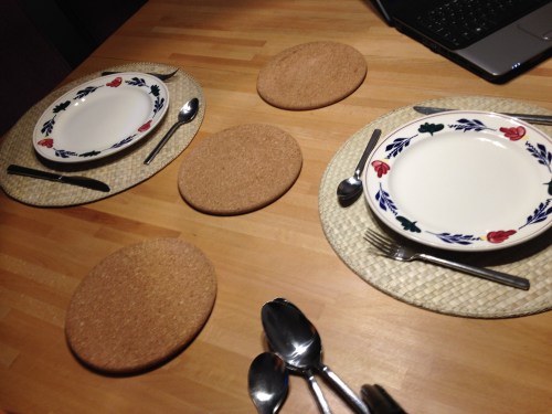 Tafeltje-dekje.. ik hoef alleen maar aan te schuiven. Tot morgen!