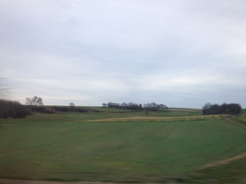 Het heuvelland lijkt saai vandaag 
