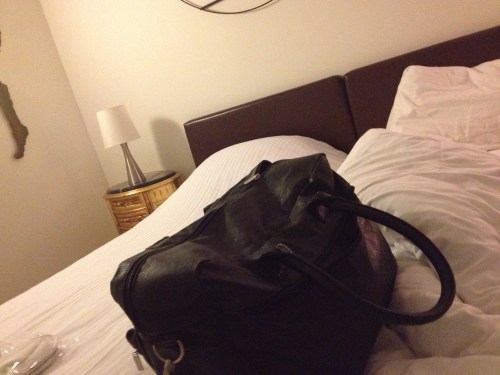 Tijd om alvast in te pakken, na het ontbijt is het tijd om weg te wezen..