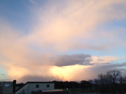 terug op de basis krijg ik een prachtig 'welkom thuis' van mijn favoriete uitzicht. Zo sluit ik elke dag graag af.