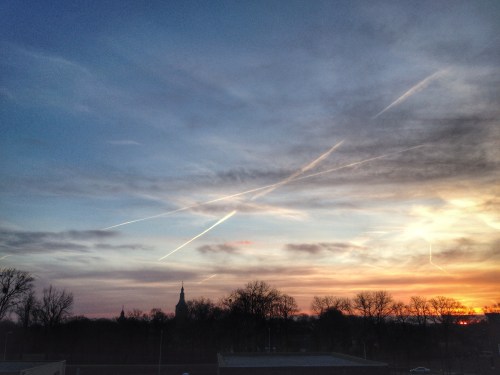 Wie gaat er met de titel ...'plek met het mooiste uitzicht' aan de haal. Anna-Maria en Sara  doen hun best, maar ik denk toch echt dat ik er met de titel vandoor ga.
