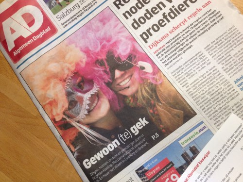 Nog even en het feest barst los. Ik kijk er naar uit.