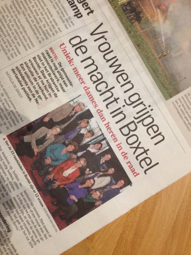 Hier nemen vrouwen de macht over. 