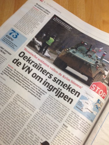 Een hopla ...een nieuw conflict is geboren. Als je dit niet hebt zien aankomen ben je stekeblind