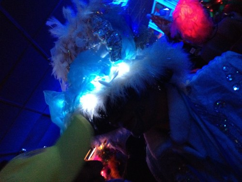 De prachtige hoed van Inez, daar kan die van mij echt niet aan tippen