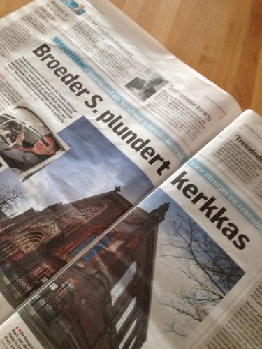 Geen goed begin van de vastetijd, maar misschien doen ze daar ook niet aan in de gereformeerde afdeling.. 