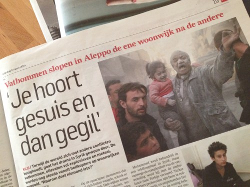 We zouden het bijna vergeten, maar in Syrië sterven nog steeds dagelijks mensen.