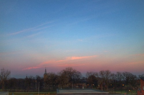 Even afscheid nemen van de zon. Dag dag, tot morgen!