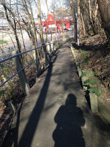 Schaduwselfie ...going down...