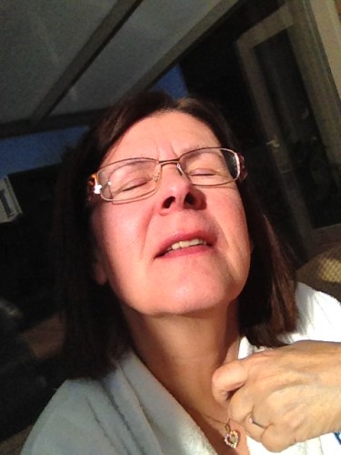 Voor het eerst weer even mijn neus buiten de deur. Zon slurpen