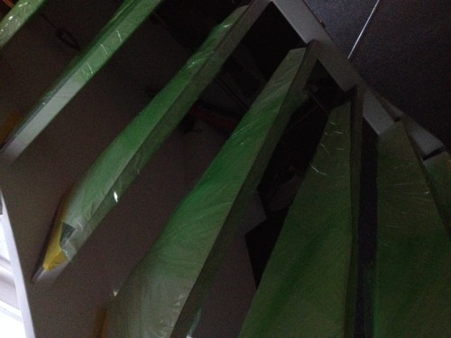 Hé! de trap is ingepakt..