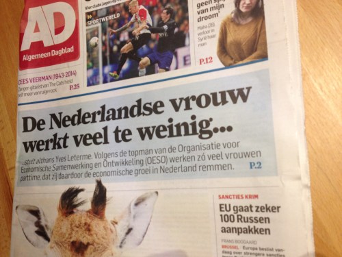 Ik werk 32 uur en vind dat meer dan voldoende. 