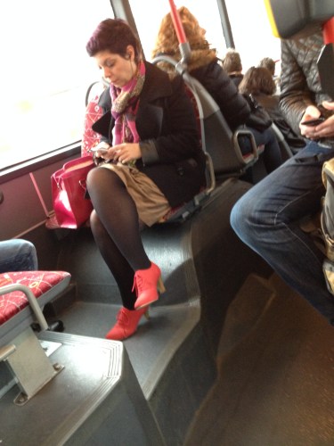 Is het vandaag opvallende schoenen dag? 