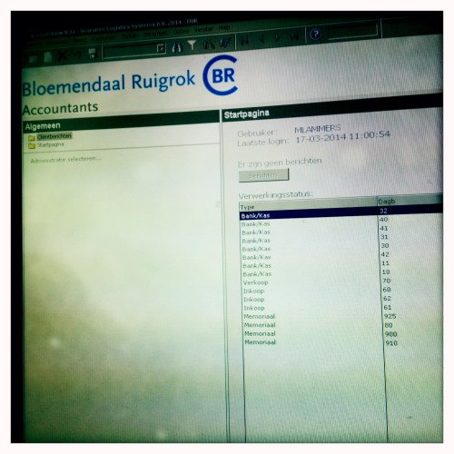 Boekhouden...alle cijfertjes moeten kloppen.