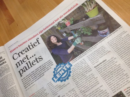 Creatief met kurk maar dan anders. Ik wil ook zo'n bloembak aan de muur..