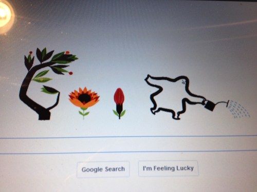 Hebben jullie hem ook gezien ?...de Lente is vandaag begonnen! yay!