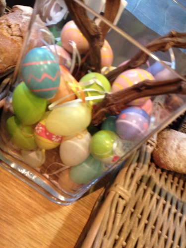 Tijd voor de lunch. Saveurs is al in Paassfeer