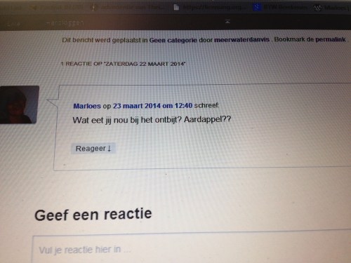 Ik vraag het Margriet maar even