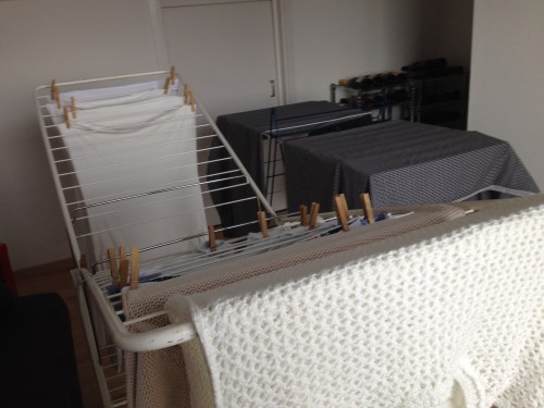 Tussendoor draai ik nog een paar wasjes..