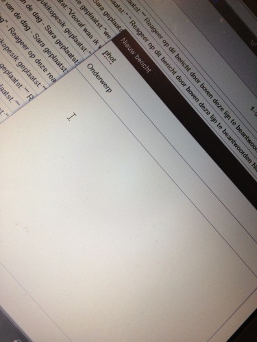 Ik begin aan een mail naar een instagrammer die foto's van Maastricht verzamelt, maar besluit het uiteindelijk toch niet te doen.