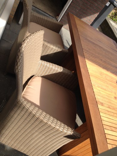 Hier heb ik even gezeten, gezicht in de zon, koesterende warmte.