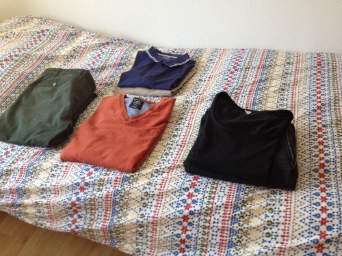 Dan maar strijken, de was  krijg ik wel glad.