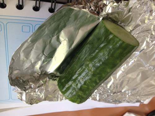 Ah, ik had het moeten weten...komkommer..