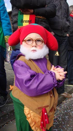 Hij wilde wel even op de foto....maar niet van harte..