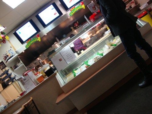 Nog snel een bezoek aan de snackbar en dan naar huis.