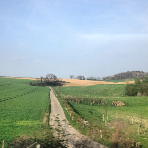 Nog een 'onderweg' foto en dan schei ik er mee uit. Het bed lonkt (bijna)