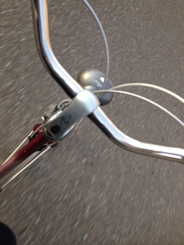 Niet meer op mijn luie achterste in de auto, maar trappen naar het station.