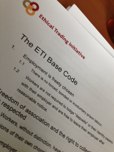 De hele ochtend praten over een personeelsregelement, urenregistratie en de basis van de ETI...