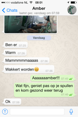 dan zijn dit soort berichtjes een geschenk