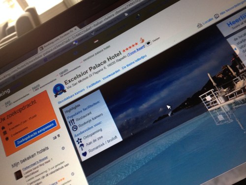 Zoeken naar een plek om de vakantie door te brengen, Italië of Frankrijk? Mijn voorkeur gaat uit naar het eerste. 