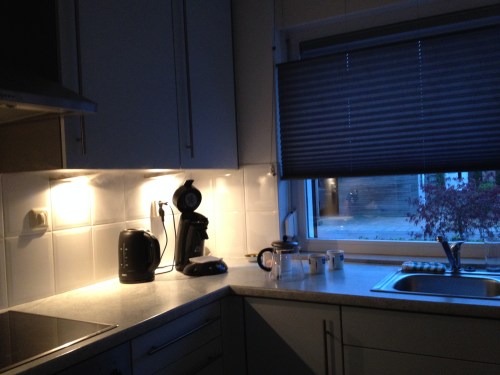 Voor het eerst weer licht aan ´s ochtends.