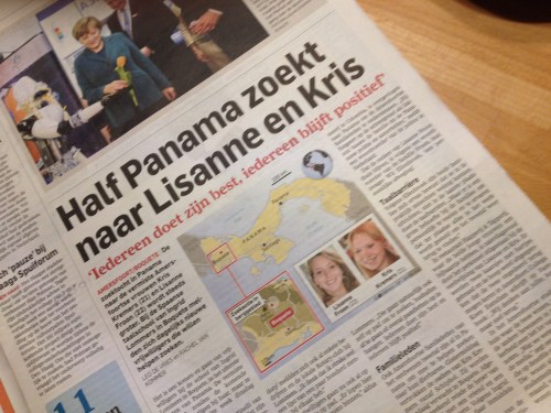 Ze laten me niet los. Vooral ook omdat mijn eigen dochter momenteel zo ver bij mij vandaan is. Ik hoop zo dat ze snel gevonden worden.