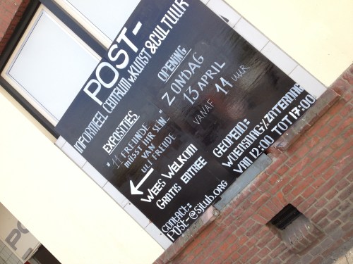 Hier kom ik graag. Een nieuwe expositie en dus loop ik even binnen.