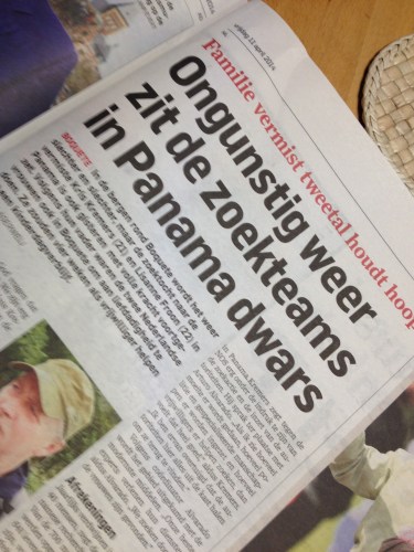 Ze laten me niet los...Doorgaan, doorgaan tot ze gevonden zijn