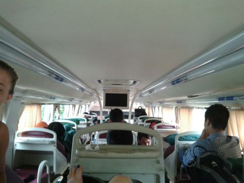 Foto uit Vietnam...liggend reizen. Lijkt me leuk