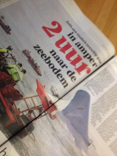 je hebt geen schijn van kans als je ergens onderdeks verblijft.