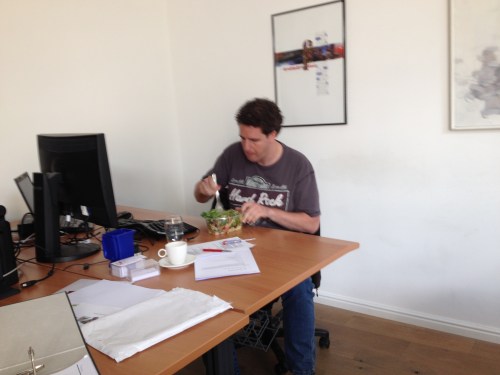  Lunchtijd Scarabee style. Is 't lekker Roy?