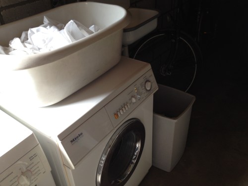 ik gooi de machine meteen ook maar vol